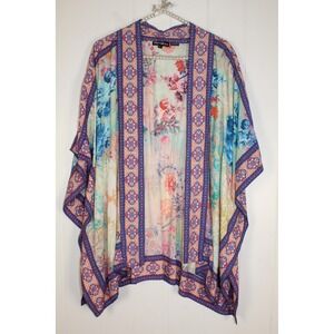 Tolani Collection Raelyn Cropped‎ Boho Cottagecore Kimono Size Large